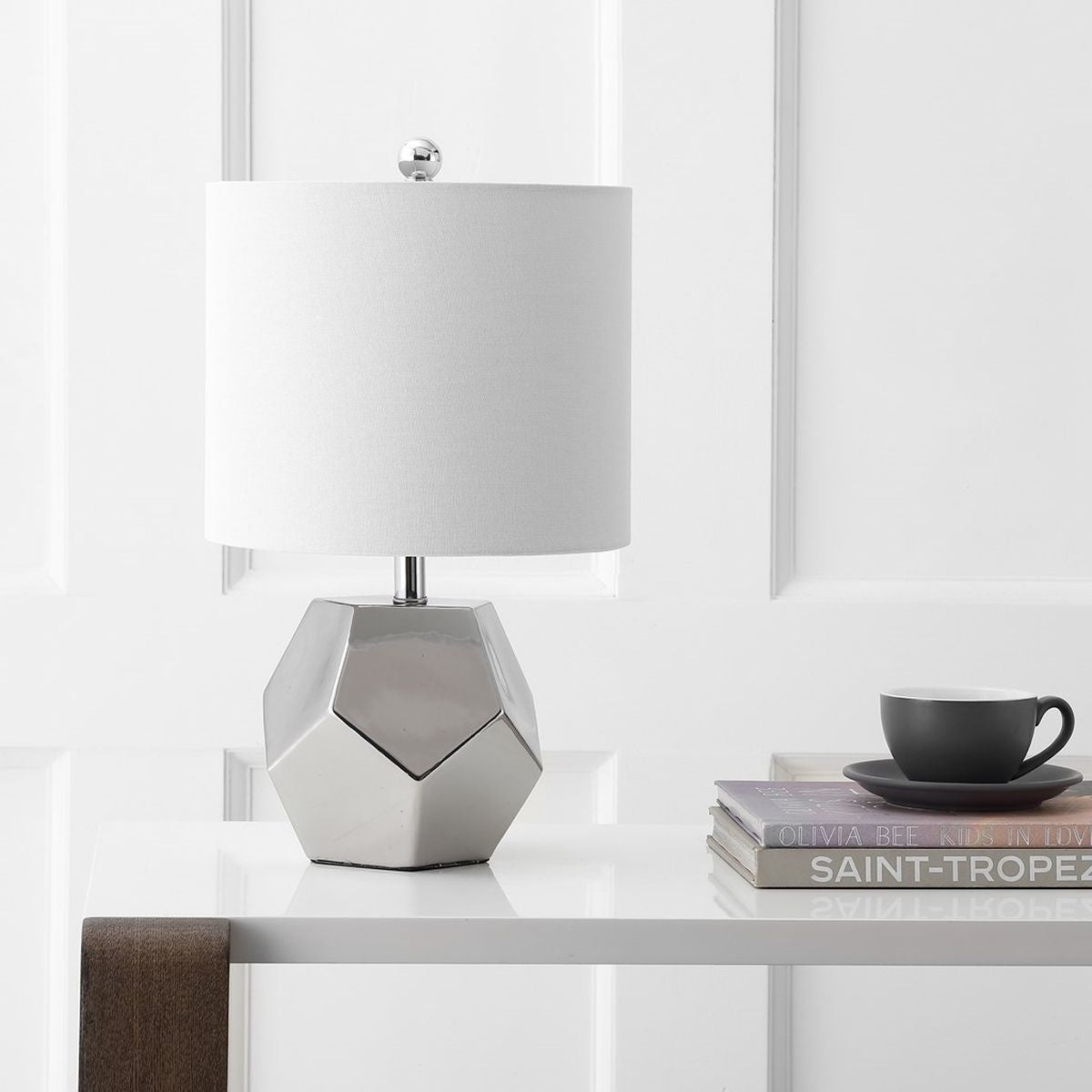  Safavieh Hanton Table Lamp - Silver - Bonton