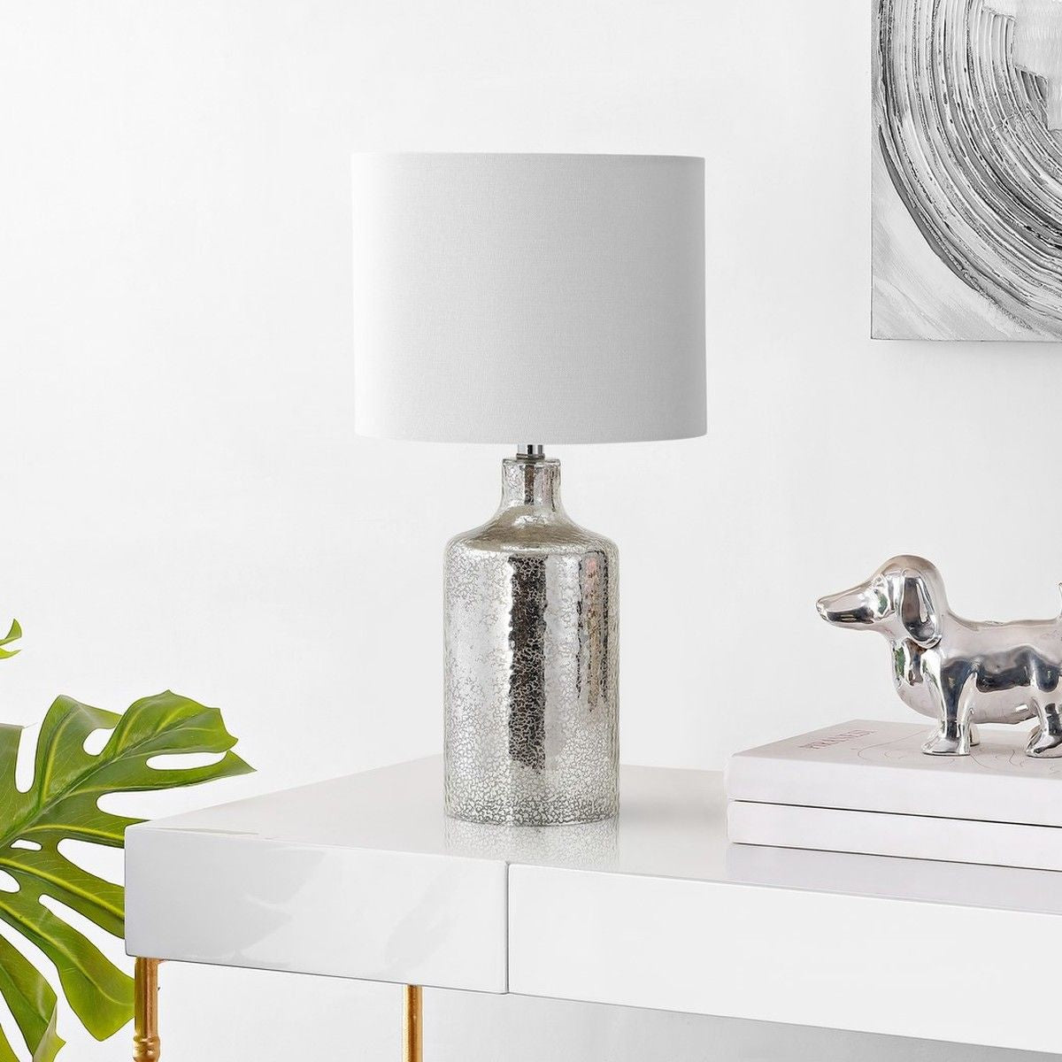  Safavieh Danaric Table Lamp - Silver - Bonton