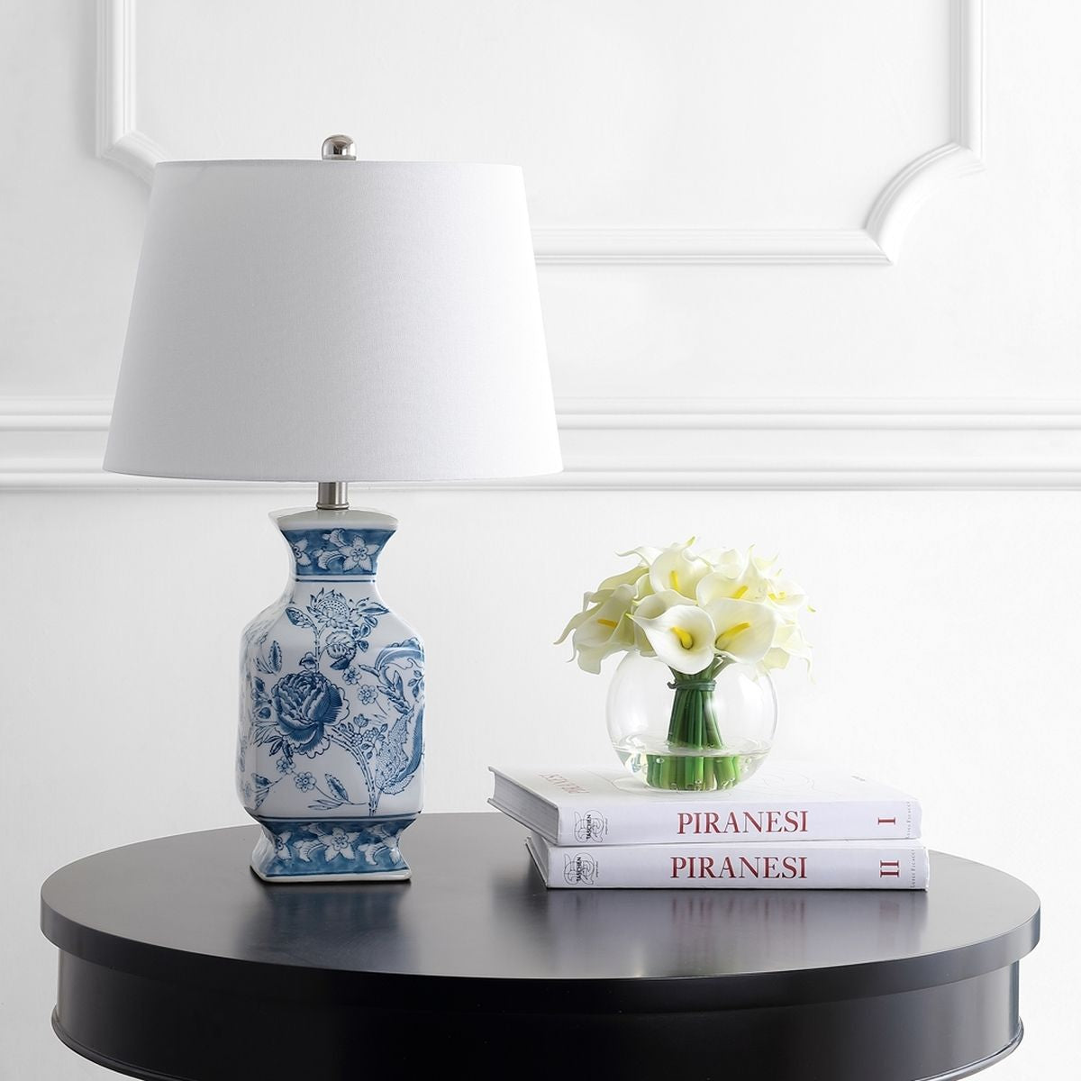  Safavieh Mayson Table Lamp - Blue - Bonton