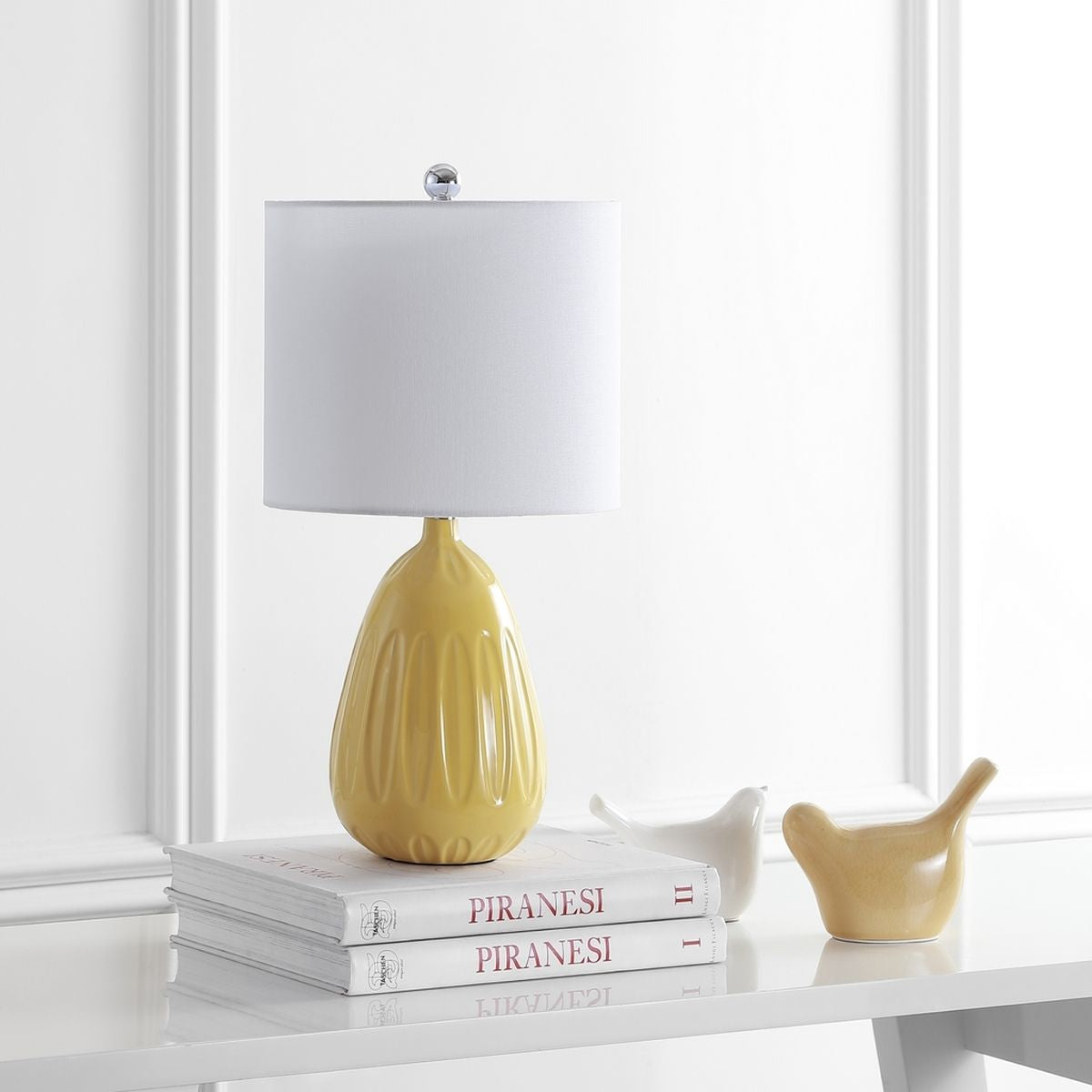  Safavieh Linnett Table Lamp - Yellow - Bonton