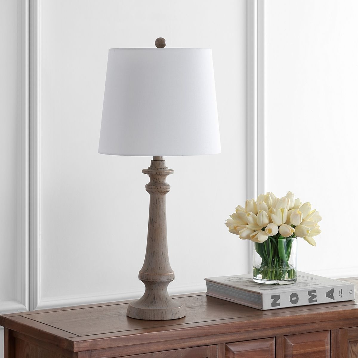  Safavieh Rhett Table Lamp - Beige - Bonton