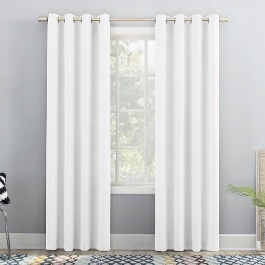 Lark Modern Glam Semi-Sheer Grommet Curtain Panel