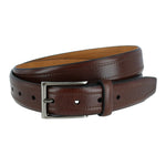 Stitch Detail Leather Belt