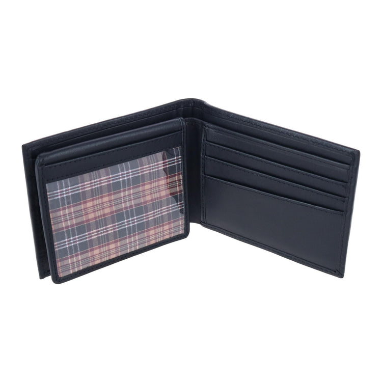 Sergio Genuine Leather RFID Bi-Fold Passcase Wallet