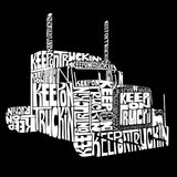 Word Art Crewneck Sweatshirt - Keep on Truckin'