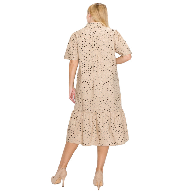 Wiola Cotton Polka Dots Dress