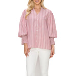 Witlee Cotton Smocked Sleeves Top