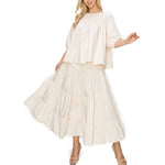 Cotton Top with Back Keyhole