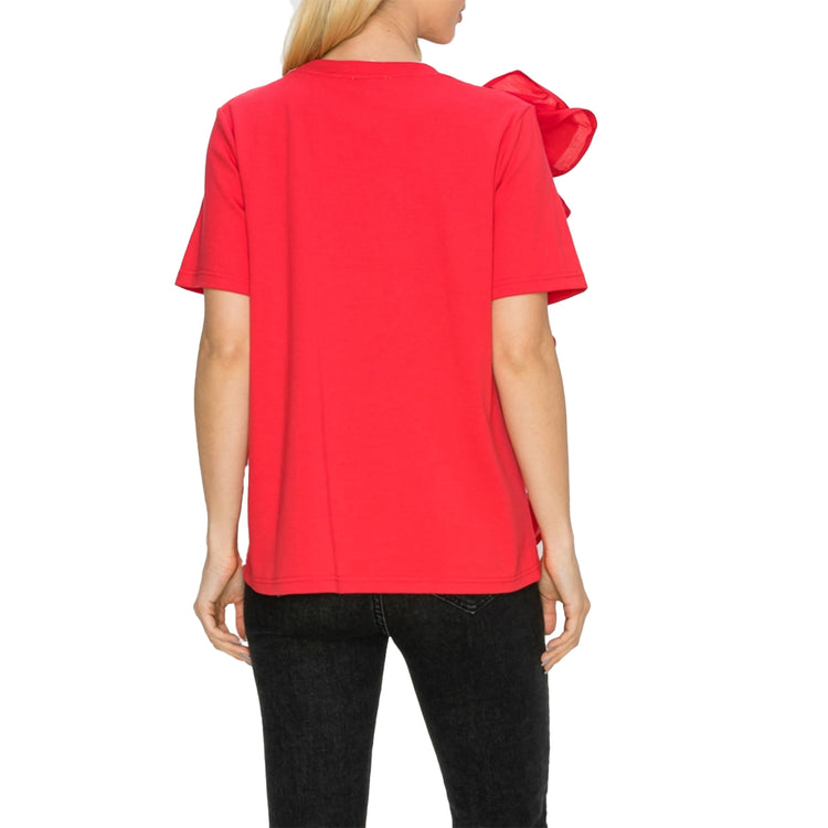Ricole Cotton Woven Ruffles Top