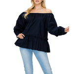 Wahnna Cotton Ruffled Top