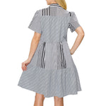 Wanita A-Line Short Sleeve Dress