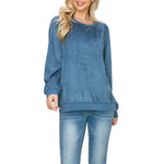 Practical Alisa Suede Top