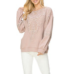 Rabiah Rayon Pointe Knit Top