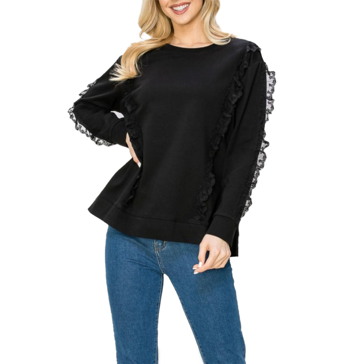 Rachela Rayon Pointe Knit Top