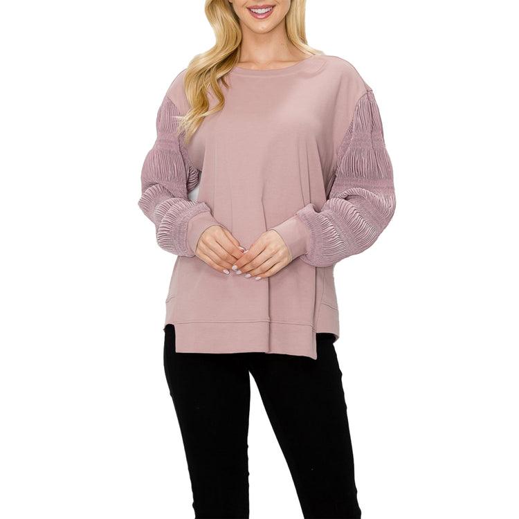 Radana Top with Lace Trim