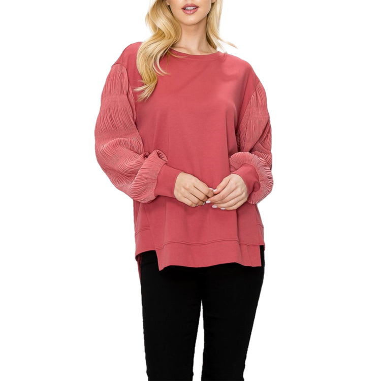 Radana Top with Lace Trim