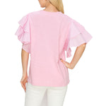Coeli Cotton Stripe Top