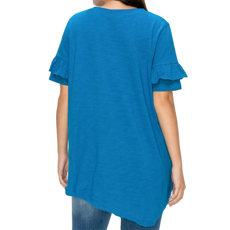 Cabell Cotton Short Sleeves Top