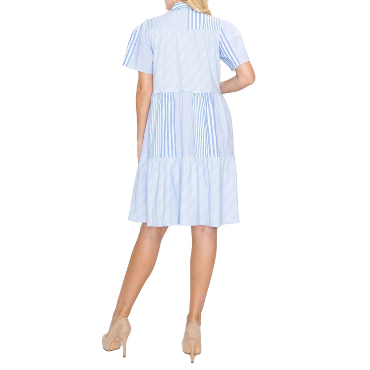 Wanita A-Line Short Sleeve Dress