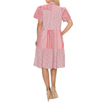 Wanita A-Line Short Sleeve Dress