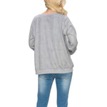 Practical Alisa Suede Top