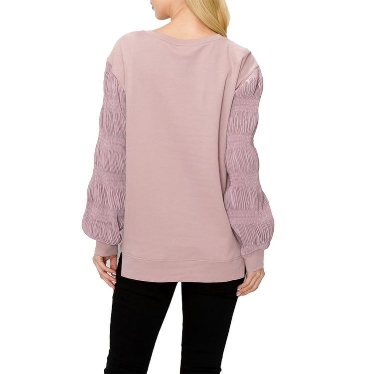 Radana Top with Lace Trim
