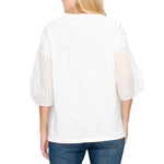 Casslyn Cotton Round Neck Top