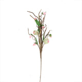 White & Pink Faux Floral Pick, 33"