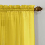 Circe Voile Sheer Rod Pocket Curtain Panel