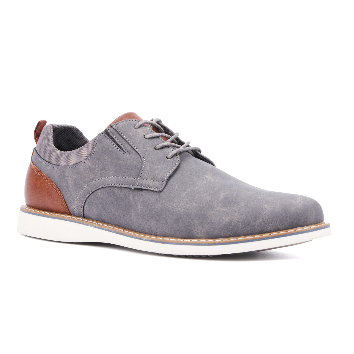  Reserved Footwear New York New York Vertigo Men's Oxford Shoe - Gray - Bonton