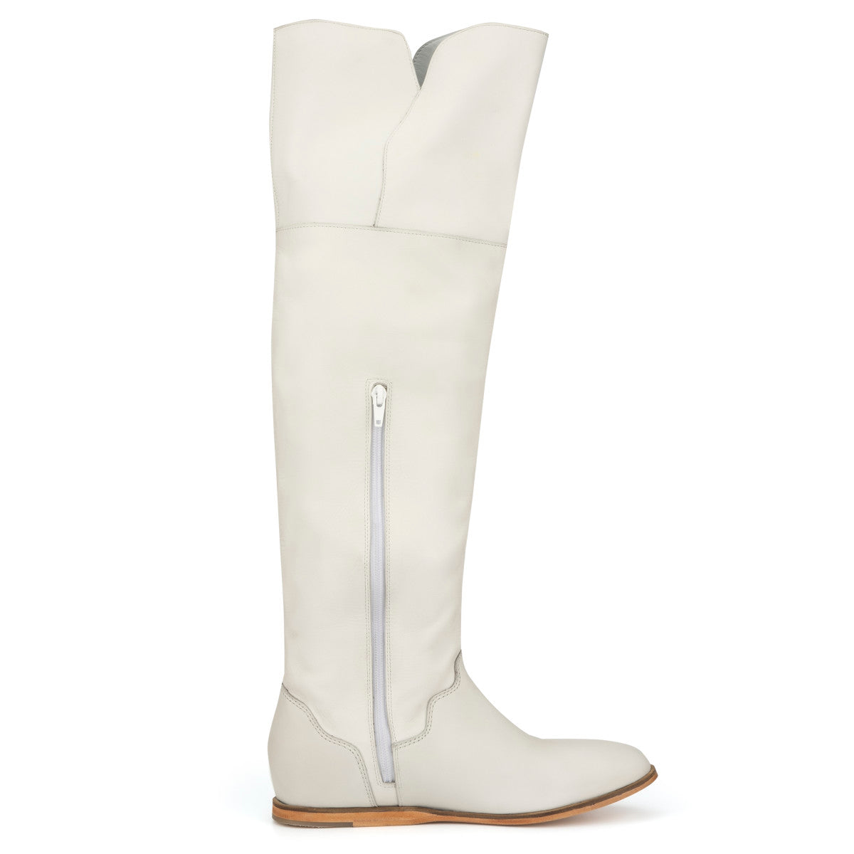  Women's Nina Tall Boot - White - Bonton