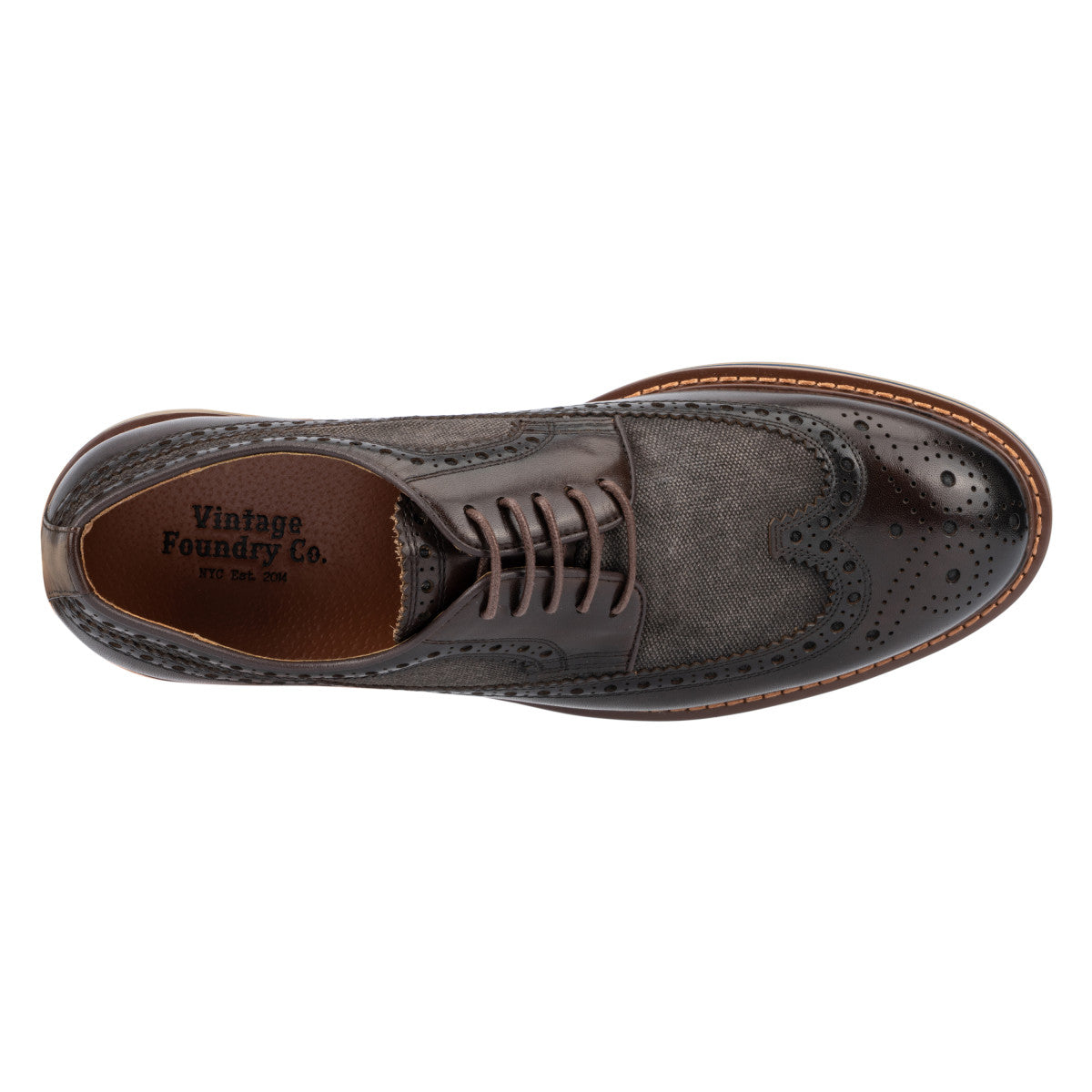  Vintage Foundry Co. Falcon Men's Oxford Shoe - Black - Bonton