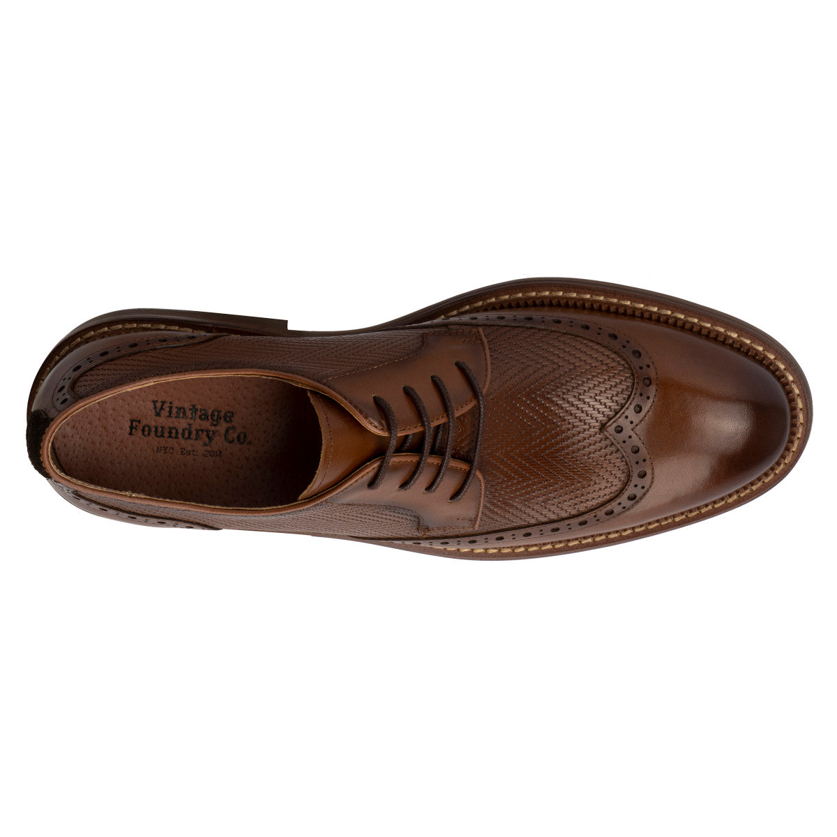  Vintage Foundry Co. Men's Clark Oxford - Brown - Bonton