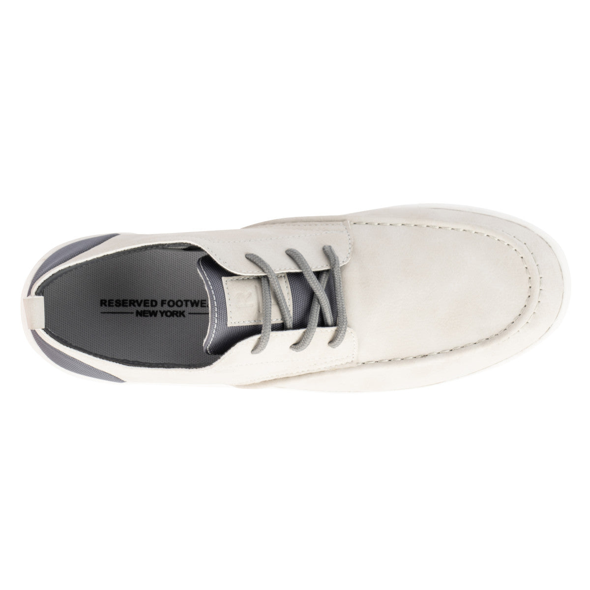  Reserved Footwear New York New York Kono Men's Boat Shoe - Gray - Bonton