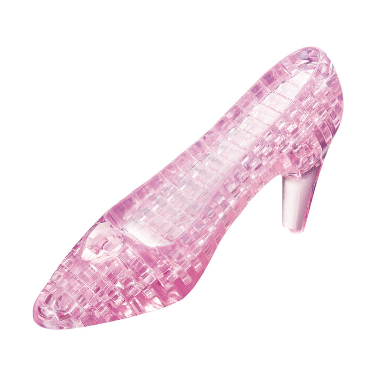 3D Crystal Puzzle - Slipper (Pink): 44 Pcs