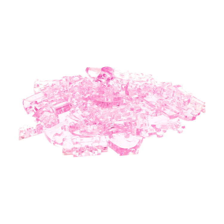 3D Crystal Puzzle - Slipper (Pink): 44 Pcs