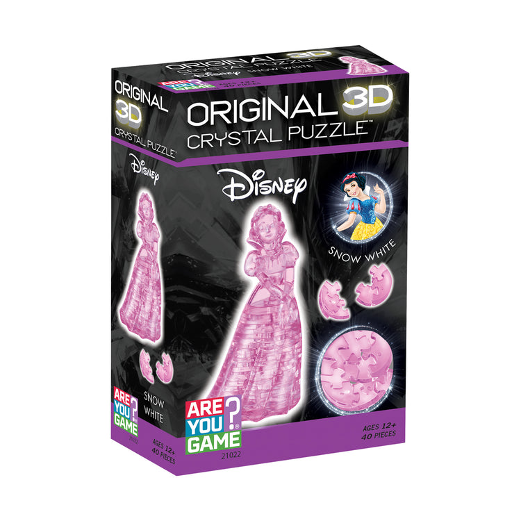 3D Crystal Puzzle - Disney Snow White (Pink): 40 Pcs