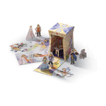Once Upon a Puzzle - Beauty and the Beast Puzzle + Play Set: 36 Pcs