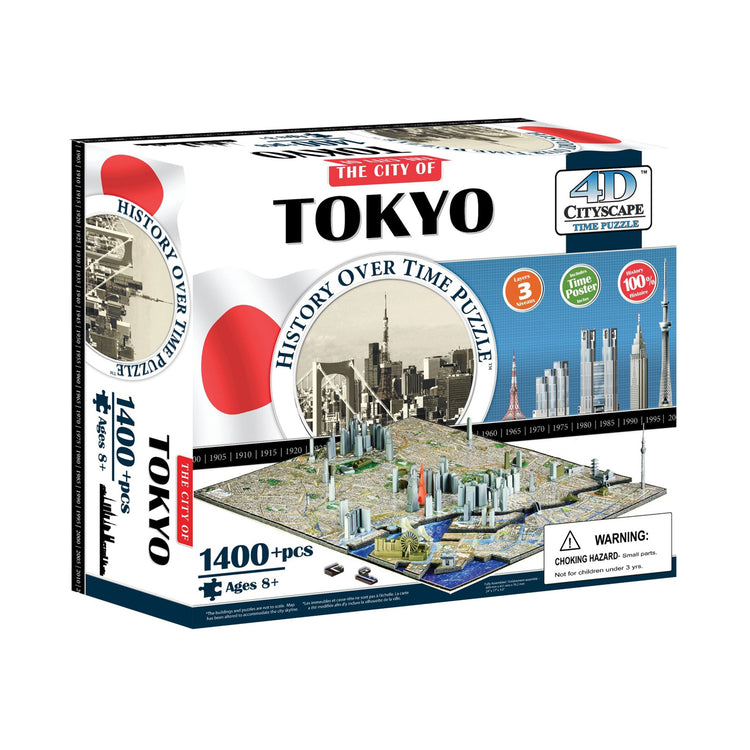 4D Cityscape Time Puzzle - Tokyo, Japan