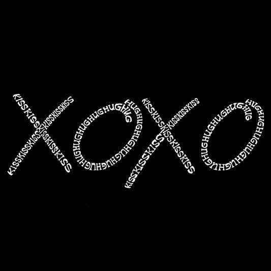 LA Pop Art Women's Premium Blend Word Art T-Shirt - Xoxo
