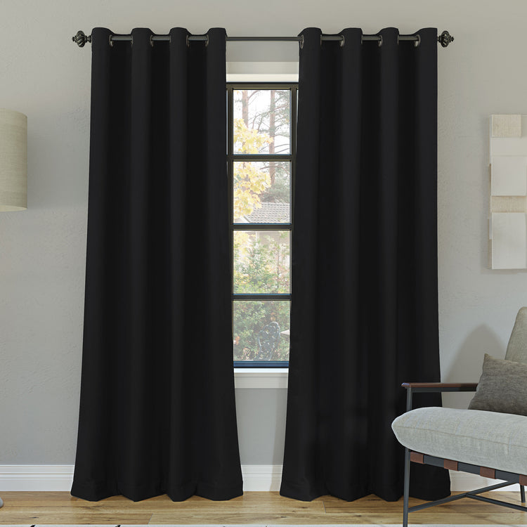 Rocco Theater Grade Extreme 100% Blackout Grommet Curtain Panel