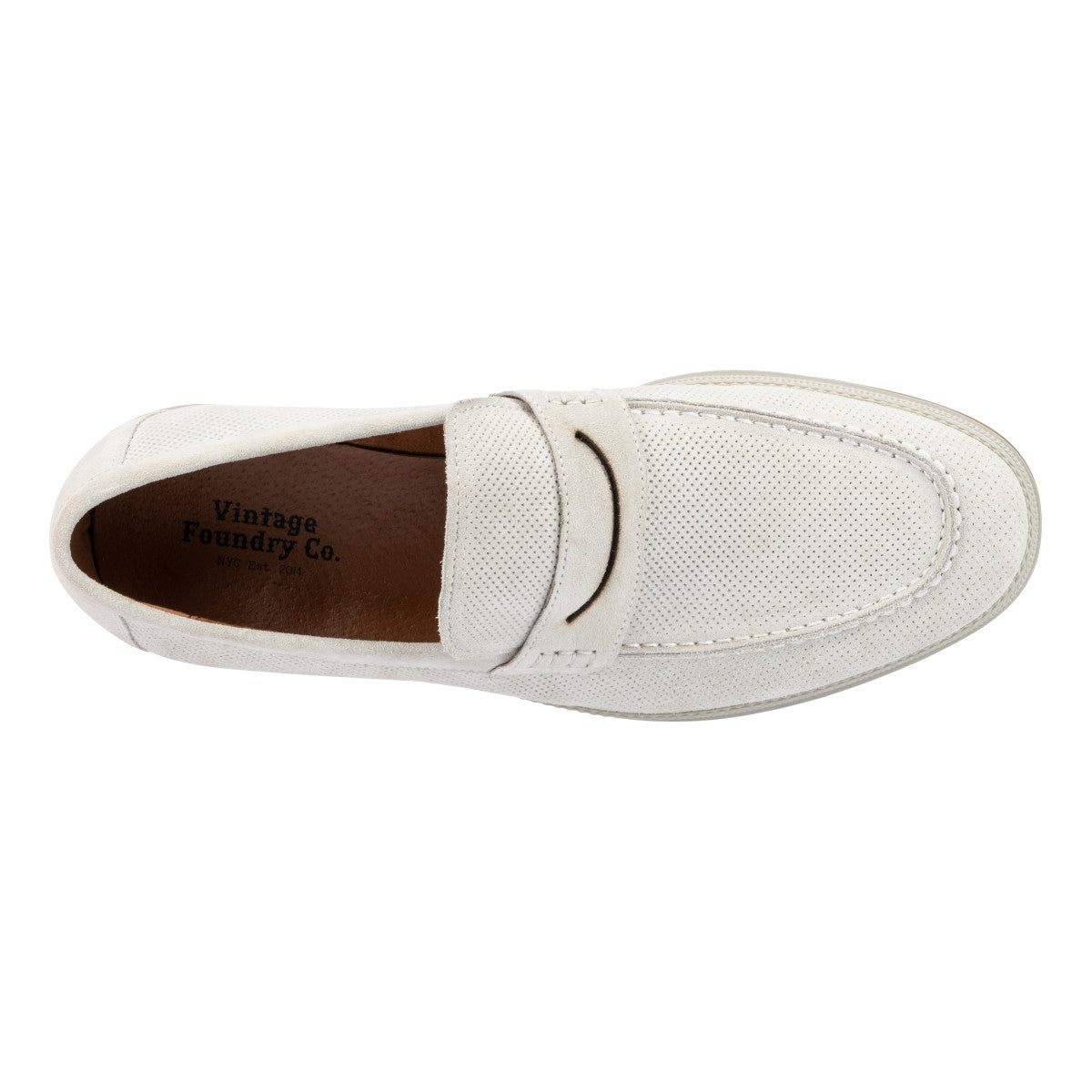  Vintage Foundry Co. Menahan Men's Loafers - White - Bonton