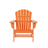 Altura Outdoor Adirondack Chair with Ottoman 2-Piece Set
