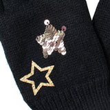 Star Foil and Flippy Sequin Knit Glove
