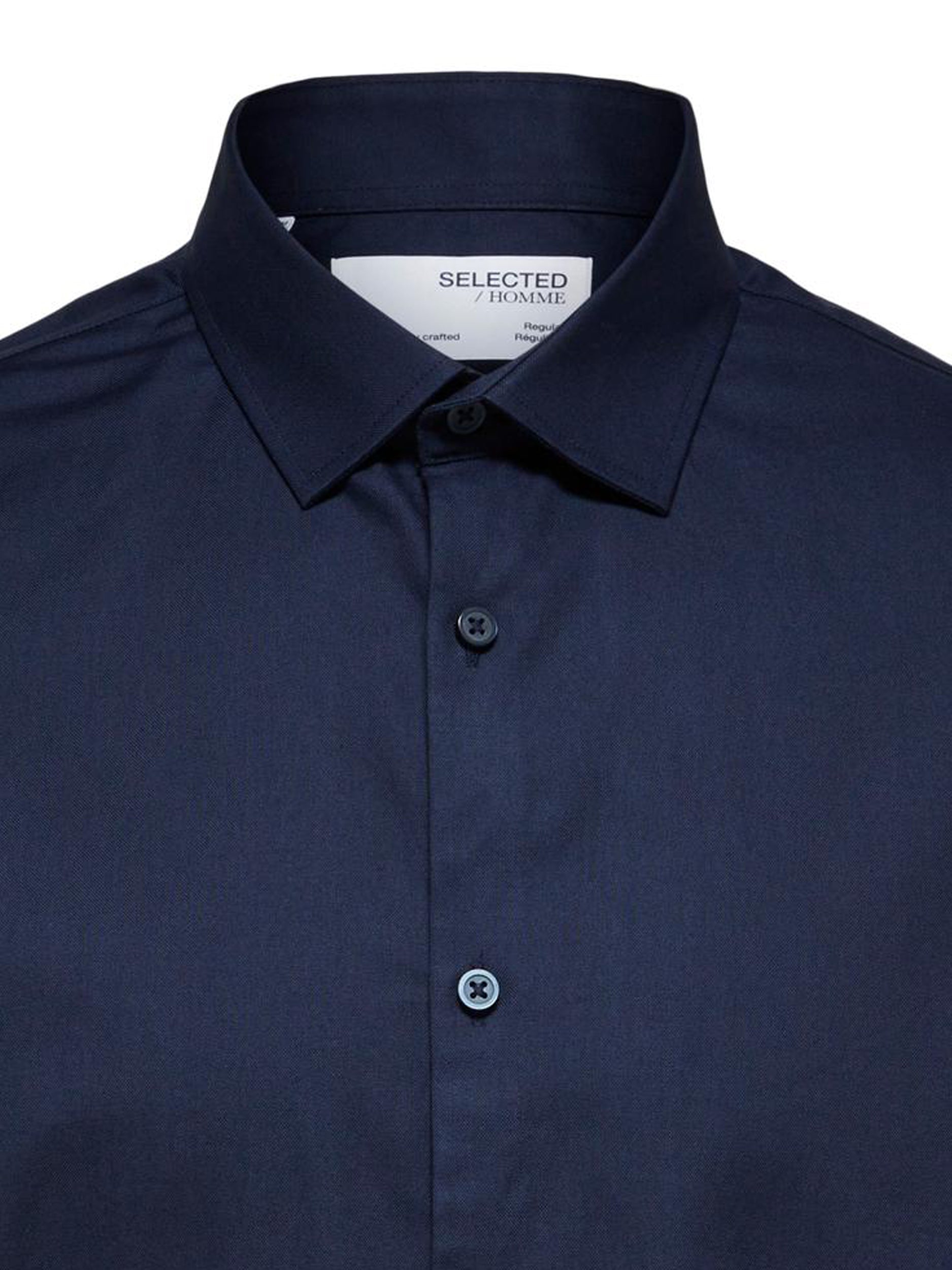  Slim Pinpoint Shirt Classic - Bright White - Bonton